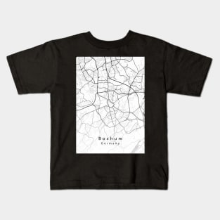 Bochum Germany City Map Kids T-Shirt